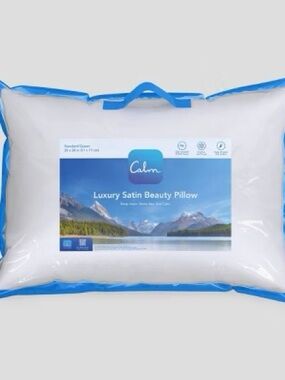 New Calm Luxury Satin Beauty Pillow & Pillowcase Standard/Queen Luxury Pillow